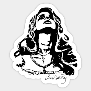 Lana Del Ray Look Up Sticker